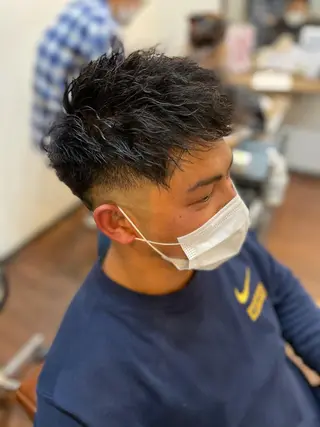 ショート パーマ メンズ ✨平日直前割り必見✨ 中山大輔のヘアスタイル