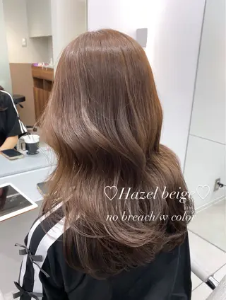 セミロング 透明感color♡ Ibukiのヘアスタイル
