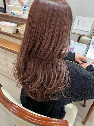 ロング カラー サソウ ユリエ🥥のヘアスタイル