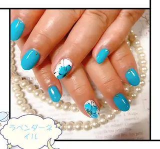 ネイル ラベンダー💖日暮里 ルル💖ネイルのネイルデザイン