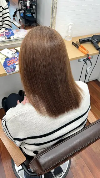 ミディアム GRAN LUSSO岡山駅前【グランルッソ】所属・GRAN LUSSO 【MIHARU】のヘアスタイル