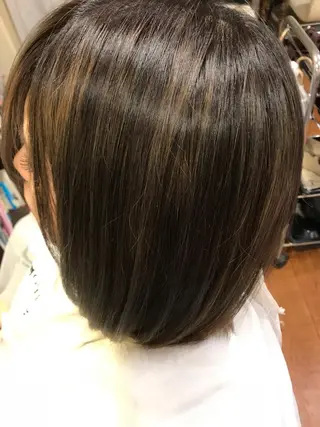 ミディアム 勝沼 佑季のヘアスタイル