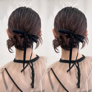 ヘアアレンジ 透明感カラー💎✨/ 西中島/KUREAのヘアスタイル