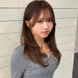 セミロング ブリーチ特化💛 RYUTOのヘアスタイル