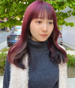 ミディアム カラー 💎透明感カラー特化 💎TAISEIのヘアスタイル