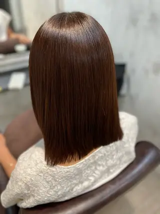 ミディアム 髪質改善/縮毛矯正 アンナ🍊のヘアスタイル