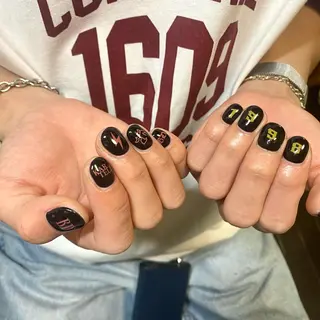 ショート カラー ヘアアレンジ メンズ キッズ ネイル マツエク・マツパ アイブロウ 今福鶴見ネイル 8(ｴｲﾄ)のネイルデザイン