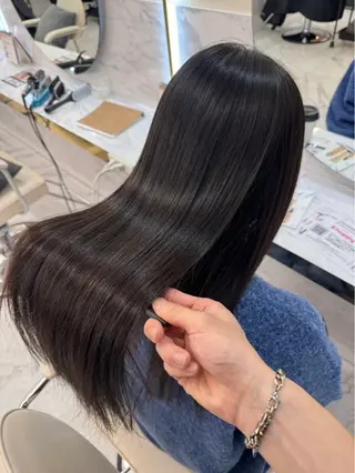 ミディアム カラー カラー🫧髪質改善 高原瑞輝のヘアスタイル