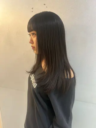 ロング 韓国ボブ/レイヤー カット/ EMIRIのヘアスタイル