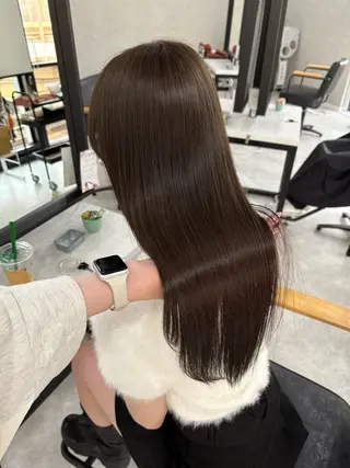 ロング カラー 盛れる顔まわり✨🎀 モテカラー別所好葉のヘアスタイル