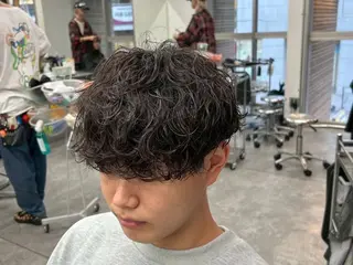 パーマ メンズ 深野 ちさとのヘアスタイル