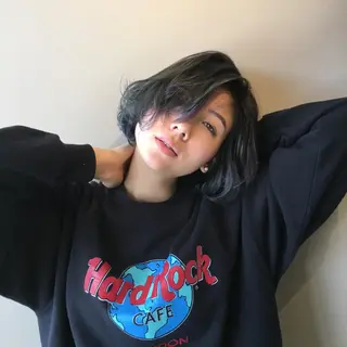 ショート カラー レイヤーカット BLend 渋谷のヘアスタイル