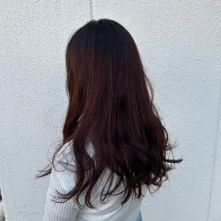 ロング カラー カツキ/GARTE 代官山のヘアスタイル
