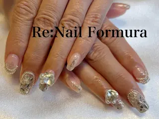 ミディアム Re:Nail Formula所属・kido chieのネイルデザイン