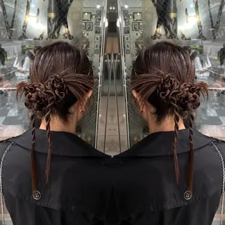 ロング ヘアアレンジ レイヤー/ボブ/ ミニボブ/AOIのヘアスタイル