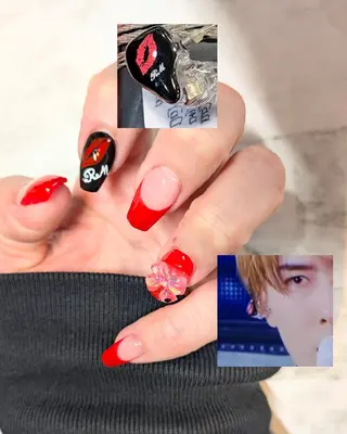 ネイル La Belle Vie所属・imaichise 🧡💜推しネイルのネイルデザイン