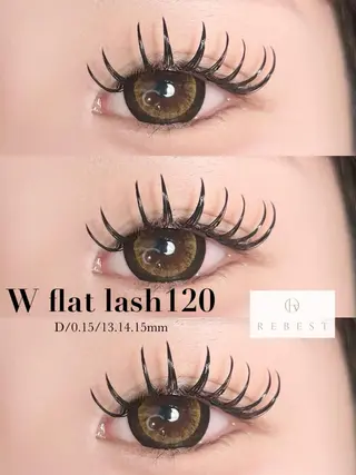 マツエク・マツパ ＲＥＢＥＳＴ 心斎橋店のマツエク・マツパデザイン