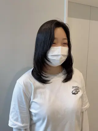 ミディアム 💎K-two名古屋 安田ちづる💎のヘアスタイル