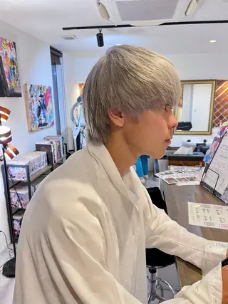 カラー 女性理容師 さちのヘアスタイル