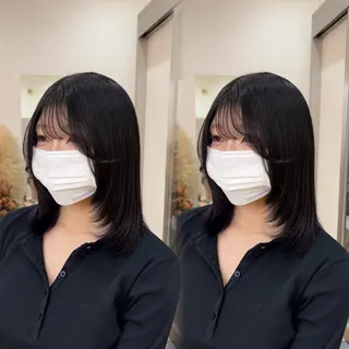 ミディアム 吉成 葉南のヘアスタイル