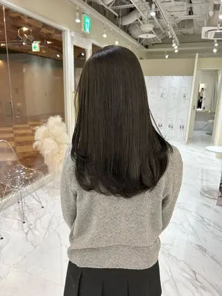 ロング カラー ヘアアレンジ maoブリーチ無し 似合わせカラーのヘアスタイル