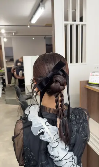 ロング ヘアアレンジ 野村 真白のヘアスタイル