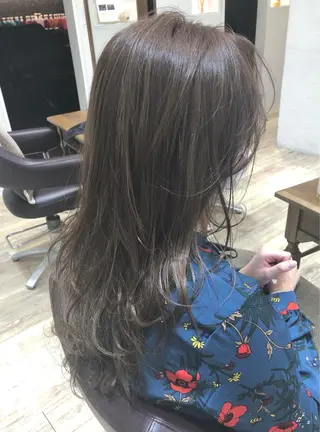 セミロング カラー 🍀褒められヘア🍀 松尾舜のヘアスタイル