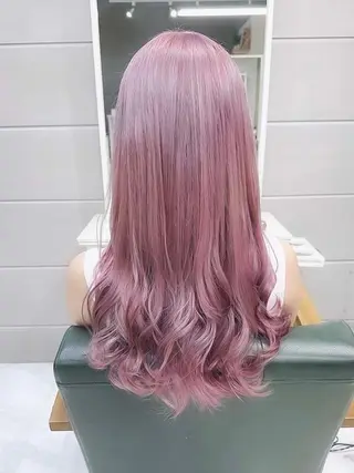 ロング カラー モテ髪透明感❤️ デイズヘアカラーのヘアスタイル