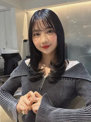 ミディアム カラー 💎透明感カラー特化 💎TAISEIのヘアスタイル