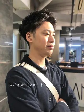 ヘアアレンジ メンズ ainico+所属・メンズ特化✂️栗原 侑也のヘアスタイル
