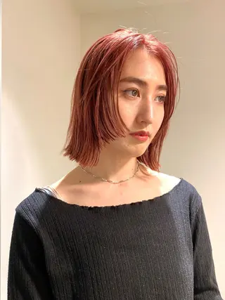 ショート Hair & make Lamp所属・梅田のブリーチ特化 美容師KAI🥰のヘアスタイル