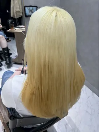 ロング カラー ハイトーン/韓国風/ 艶髪/吉祥寺のヘアスタイル