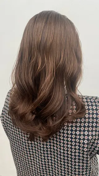 セミロング レイヤー/デジパ SAKIのヘアスタイル