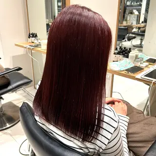 カラー ︎︎🌟韓国艶カラー ︎🌟璃奈 (ﾘﾅ)のヘアスタイル