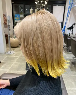 カラー 井上 舞のヘアスタイル