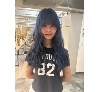 ロング カラー 韓国レイヤー/透明感 ♡YUUNAのヘアスタイル