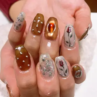 ネイル The Best Beauty受付担当のヘアスタイル