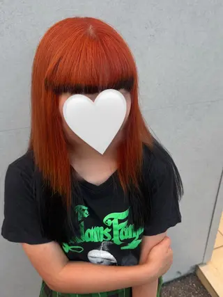 ロング カラー 長屋 琴乃のヘアスタイル