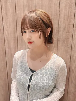 ショート カラー 透明感カラー/ヘッド スパ/喜多将平🍀のヘアスタイル