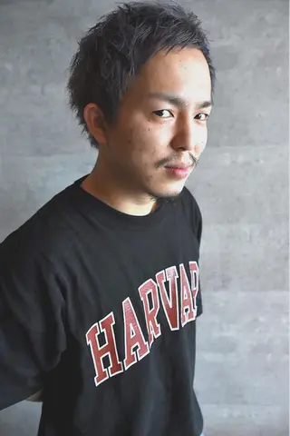 ショート カラー メンズ hair salon Glanzのヘアスタイル