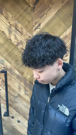 パーマ メンズ 【gemini店長】 メンズ特化中野稜平のヘアスタイル