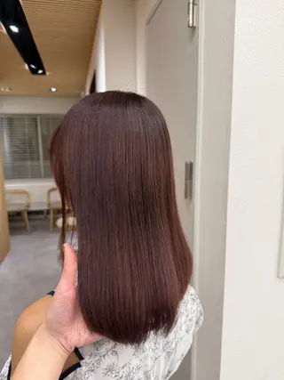 ロング mina/さいたま市 縮毛矯正/韓国ヘアのヘアスタイル