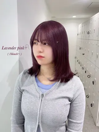 セミロング 盛れる暖色🎀ガーリ ーヘア🎀きっかのヘアスタイル