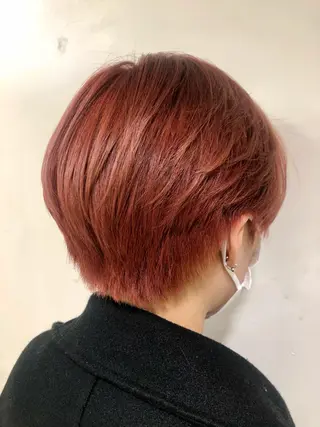 ショート カラー 千葉 洋平のヘアスタイル
