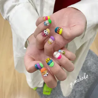 ネイル She nail studio 原宿所属・パラジェル有/ スカルプ/mahoのネイルデザイン