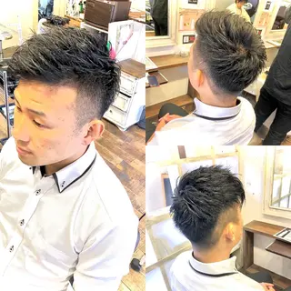 ショート ヘアアレンジ メンズ ✨最強美容師✨ 💙にっしー西村💙のヘアスタイル