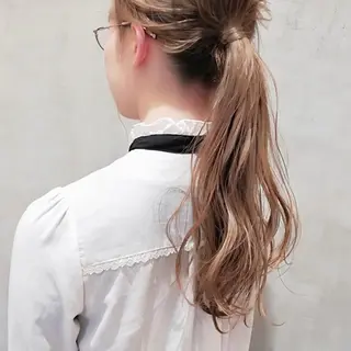 ロング カラー ill副店長 立和田純也のヘアスタイル