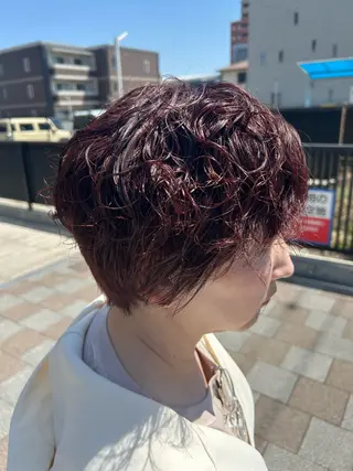 パーマ Spinhair fluffy所属・尾崎 恭子のヘアスタイル