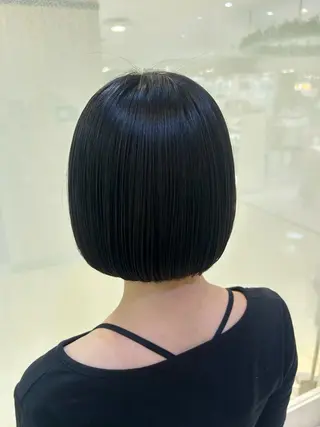 ショート 艶質改善/縮毛矯正 ササキナツミのヘアスタイル