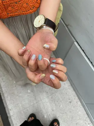 ネイル 束感まつ毛/ネイル/ LED♥KIRARAのマツエク・マツパデザイン